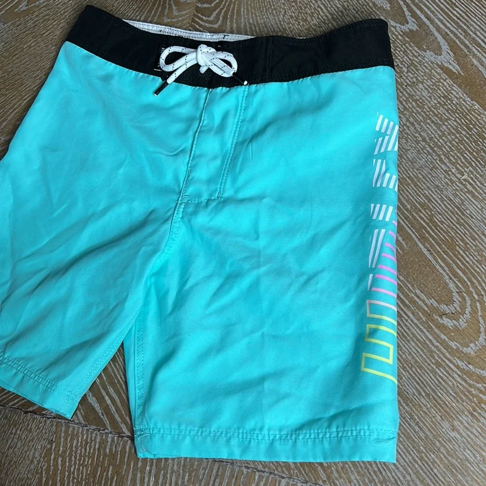 HURLEY Teal Swim Boardshorts 5
